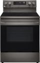 LG 30" PrintProof™ Black Stainless Steel Freestanding Electric Range with Air Fry-1