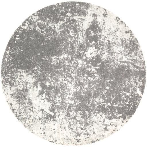 Surya Aberdine Gray 8' Round Rug-0