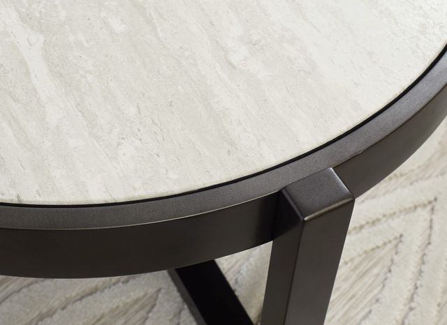 Signature Design by Ashley® Lannoli 3-Piece Beige/Pewter Occasional Table Set-2