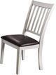 Furniture of America® Rae 2-Piece Espresso/White Dining Side Chair Set-1