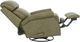 BarcaLounger® Crews Oasis Olive 40" Leather Manual Swivel Glider Recliner-1