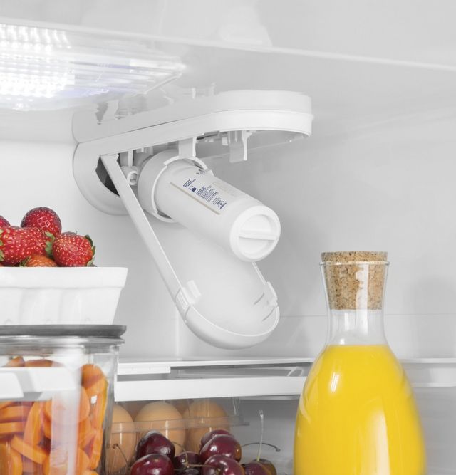 GE® 30 in. 21.0 Cu. Ft. White Bottom Freezer Refrigerator-5