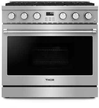 Thor Kitchen® A-Series 36" Stainless Steel Pro Style Liquid Propane Gas Range