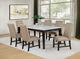 Coaster® Averill 7-Piece Tan/White Dining Table Set-1