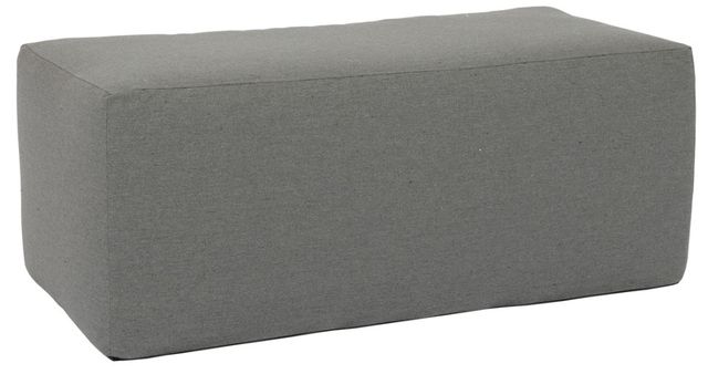 Sunset West Bazaar Heritage Granite Sunbrella 48'' Rectangular Outdoor Ottoman-0