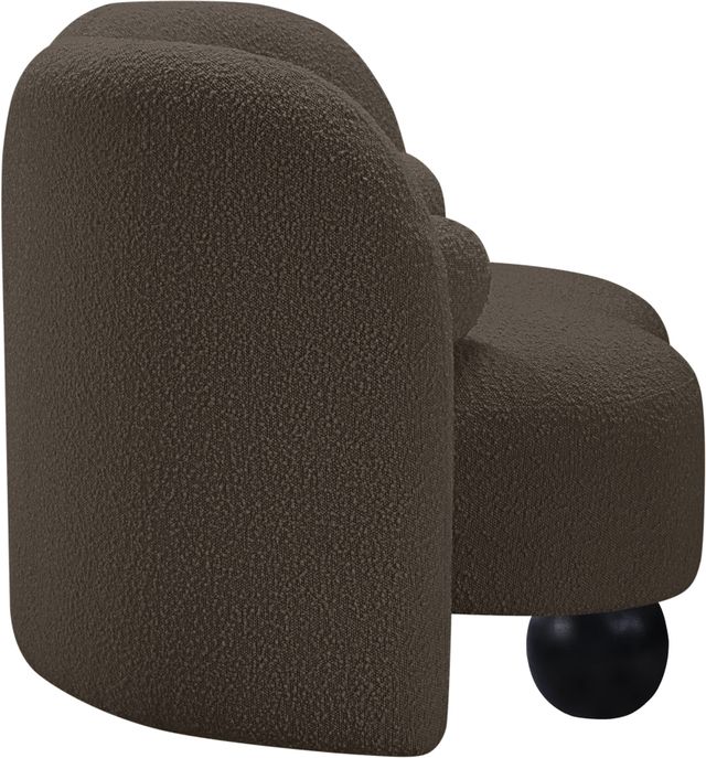 Meridian Furniture Daphne Brown Boucle Fabric Accent Chair-3