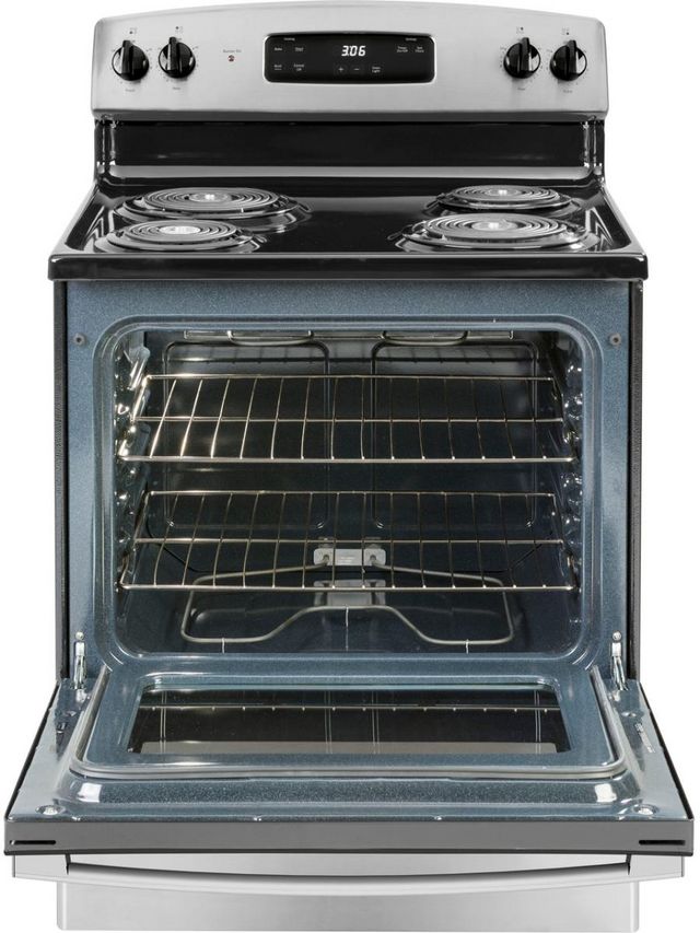 GE® 30" Stainless Steel Freestanding Electric Range-1