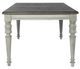 Liberty Furniture Cottage Lane Antique White Rectangular Dining Table with Weathered Gray Top-2