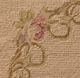 Nourison Home™ Mina Victory Vintage Pillow Beige Floral Border 20"x20" Throw Pillow-2