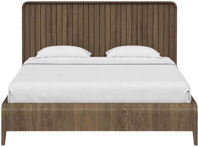 Bernards Elure Latte King Waterfall Panel Bed-2