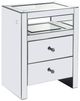 ACME Furniture Malish Mirrored Accent Table with LED-0