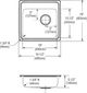Elkay Celebrity® Stainless Steel 19.5" x 19" x 5.5" 3-Hole Single Bowl Drop-in ADA Sink with Quick-clip and Right Drain-1