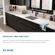 Elkay Crosstown® Polished Satin 32" x 19" Double Offset Bowl Undermount Sink Kit-4