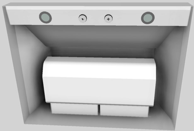 Vent-A-Hood® 30" White Wall Mounted Liner Insert-1