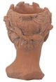 A & B Home Brown Visage Head Bust Planter-3