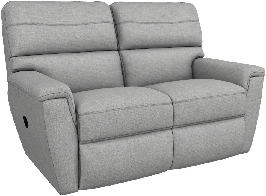 La-Z-Boy® Ava Oyster Manual Reclining Loveseat | Dewey Furniture