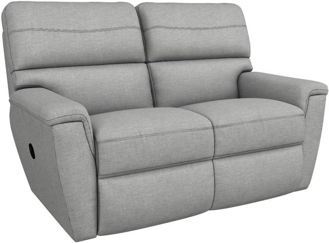 La-Z-Boy® Ava Oyster Manual Reclining Loveseat-0