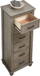A-America® Glacier Point Gray Stone Lingerie Chest-1