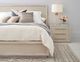 A.R.T. Furniture® Cotiere Linen King Panel Bed-3