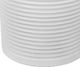 A & B Home White 19" Ridged Round Cement Planter-1