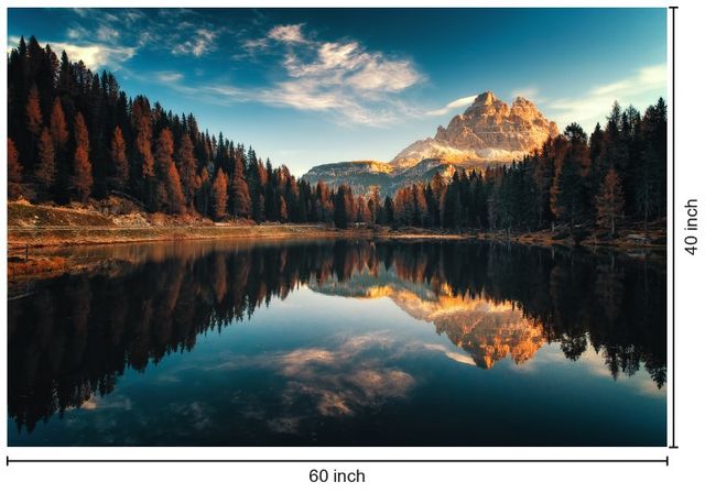 Classy Living Mountain Reflection Wall Art-2