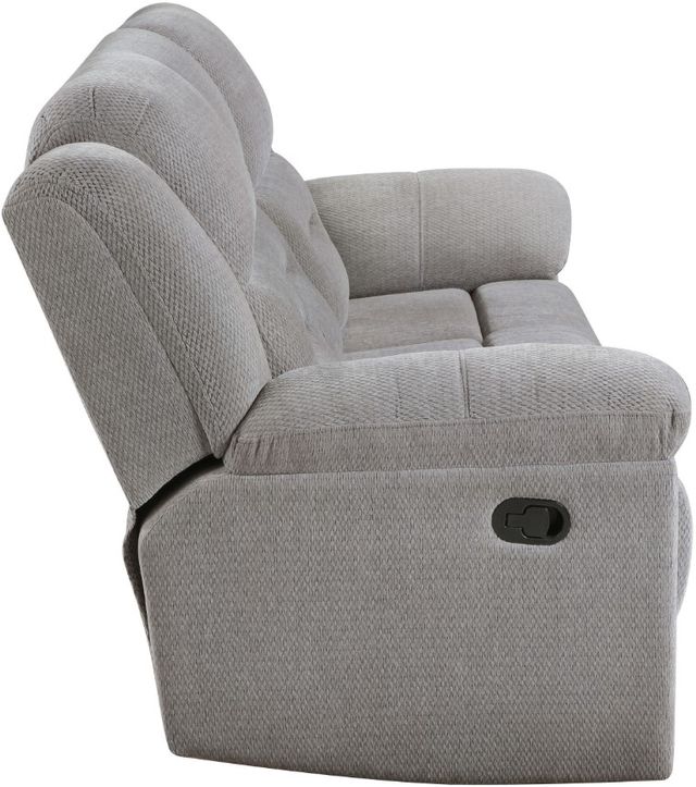 Coaster® Gilson Gray Manual Reclining Sofa-2