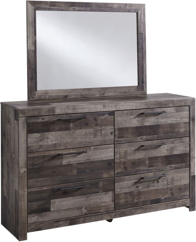 Benchcraft® Derekson 5-Piece Multi-Gray Queen Bedroom Set-1
