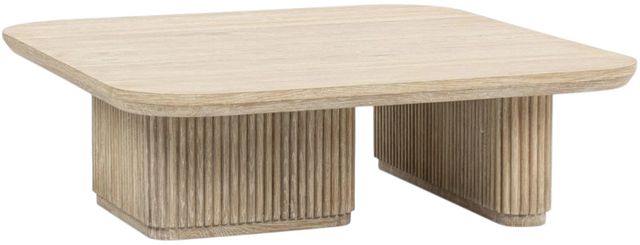 Classic Home Vander Cream Washed Square Coffee Table-2