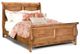 Durham Furniture Vineyard Creek Aged Wheat Queen Sleigh Bed-0