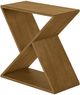 Monarch Specialties Inc. Dark Taupe Veneer Narrow Storage Accent Table-1