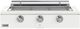 Caliber™ Rockwell Social 3-Burner Matte White Built-In Liquid Propane Grill with Chrome Hardware-0