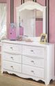 Signature Design by Ashley® Exquisite 3-Piece White Full Sleigh Youth  Headboard Set-2