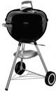 Weber® Original Kettle™ Series 18" Black Freestanding Charcoal Grill-0