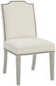Fairfield® Customizable Empire Short Back Dining Chair with Sheer Dove Legs-0