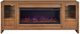 aspenhome® Sandro Brushed Bourbon 80" Fireplace Console-5