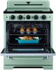 Unique® Appliances Classic Retro 30" Summer Mint Green Slide In Induction Range-4