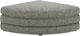 Moe's Home Collection Lowtide Stone Tweed Curved Ottoman-3