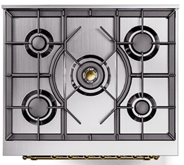 Ilve® Nostalgie II Series 30" Emerald Green Pro Style Dual Fuel Range-3