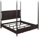 Coaster® Emberlyn Brown Queen Poster Bed-2