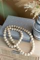 A & B Home Beige Dia Pine Sphere Beads Decorative Object-3