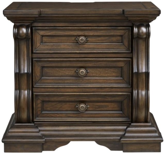 Signature Design by Ashley® Maylee Dark Brown Nightstand-1