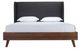 Mazin Furniture Brody Dark Gray Queen Upholstered Platform Bed-0