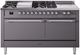 Ilve® Nostalgie II Series 60" Graphite Matte Pro Style Dual Fuel Range-0