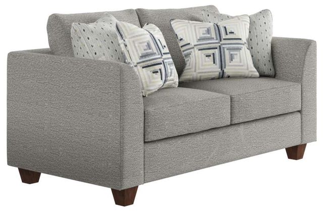 Fusion Furniture Palm Beach Iron Gray Loveseat-0