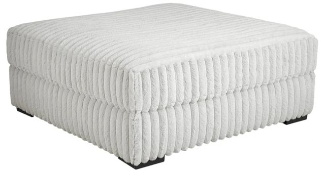 Albany Industries Mondo Gray Upholstered Ottoman-0