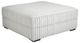 Albany Industries Mondo Gray Upholstered Ottoman-0