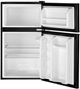 GE® 19" 3.1 Cu. Ft. Black Double-Door Compact Refrigerator-1