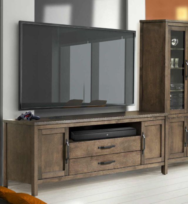 CONCEPT PLUS BASE TV 74 PO 2 PORTES DE BOIS, 2 TIROIRS-0