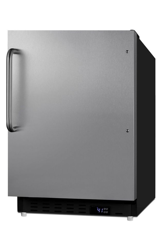 Summit® 3.5 Cu. Ft. Stainless Steel Under The Counter Refrigerator-3