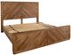 International Furniture Direct Balam Brown Queen Panel Bed-3
